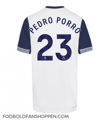 Tottenham Hotspur Pedro Porro #23 Hjemmebanetrøje 2024-25 Kortærmet